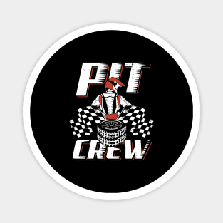 Motocross Pit Crew Dirt Bike Racing Mechanic Gift Magnet